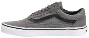 Vans Old Skool Charcoal Black White Mens Suede Skate Trainers