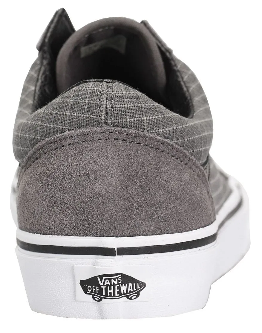 Vans Old Skool Charcoal Black White Mens Suede Skate Trainers