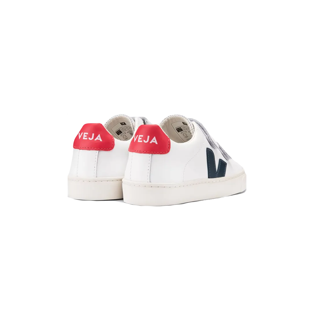 Veja Esplar Velcro Leather Shoes - Extra White Nautico Pekin