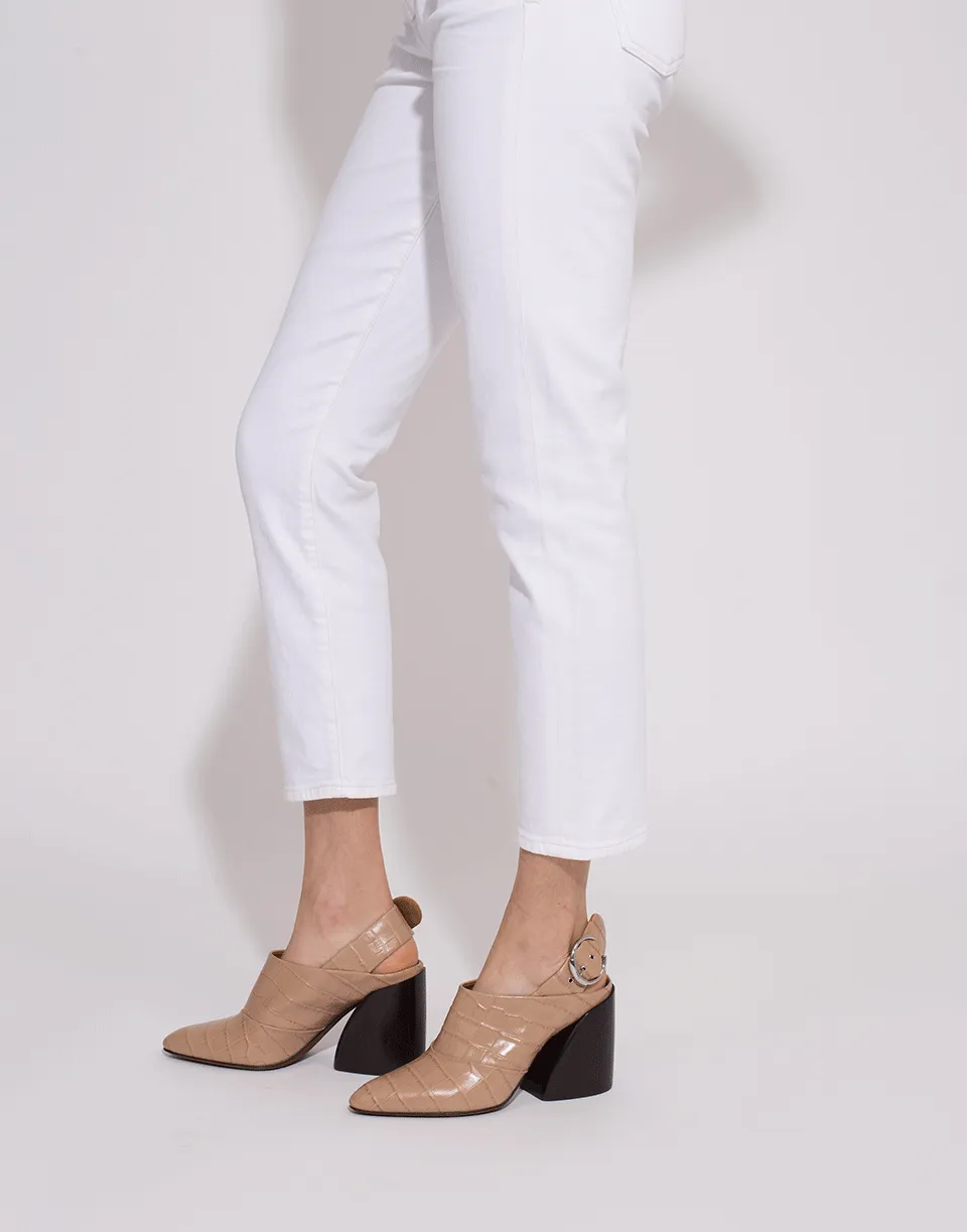 Wave Pointed Slingback